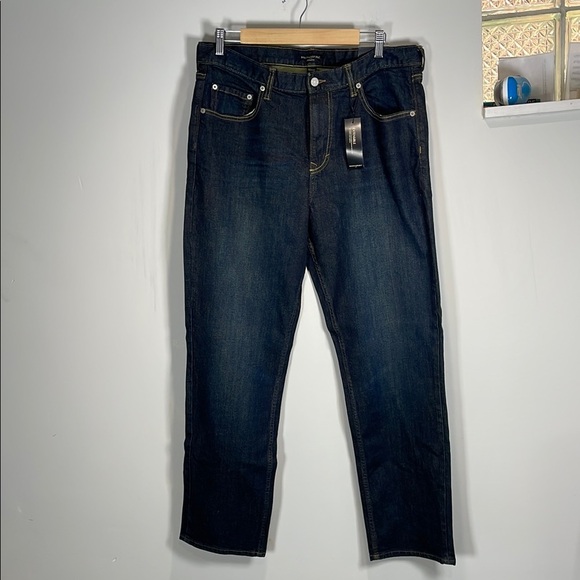 Banana Republic Relaxed Blue Athletic Jeans with Natural Fading Vintage 2016 - Picture 1 of 12